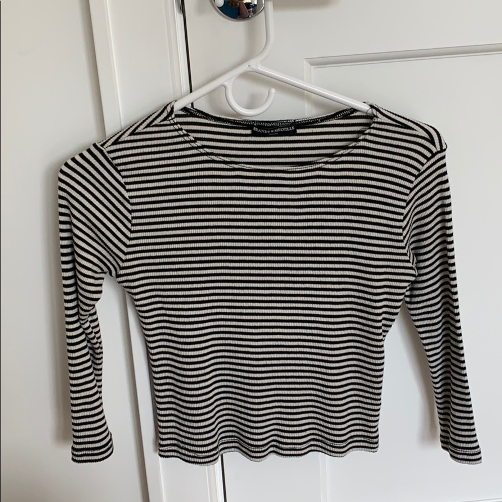 Brandy Melville crop top long sleeve